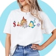 thumbnail image 1 of Disney Little Mermaid Ariel Shell Pendent Ocean Undersea Princess Portrait T-Shirt, 1 of 4
