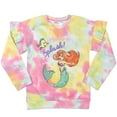 thumbnail image 1 of Disney Little Mermaid Ariel Toddler Girls Fleece Pullover Sweatshirt Toddler to Big Kid, 1 of 5
