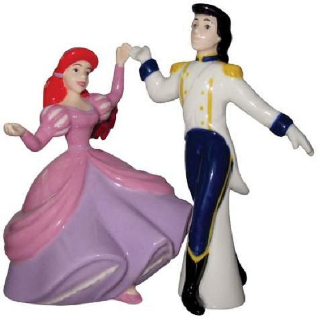 Disney Little Mermaid Ariel and Eric Dance Salt and Pepper Shaker Set 19579