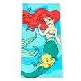 thumbnail image 1 of Disney Little Mermaid Cotton Kid's Beach Towel, 28" X 58", 1 of 8