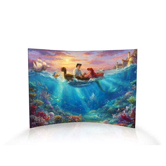 Disney (Little Mermaid Falling in Love) 10" x 7" Curved Acrylic Print ACP1007CUR309
