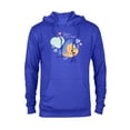 thumbnail image 1 of Disney Little Mermaid Flounder You’re Fin-Tastic Valentine’s - Pullover Hoodie for Adults - Customized-Royal, 1 of 5