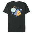 thumbnail image 1 of Disney Little Mermaid Flounder You’re Fin-Tastic Valentine’s - Short Sleeve Blended T-Shirt for Adults - Customized-Dark Heather, 1 of 5