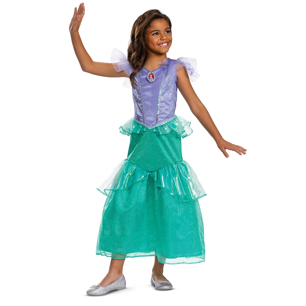 Disney Little Mermaid Live Ariel Halloween Costume for Children, Girls Size S (6), by Disguise