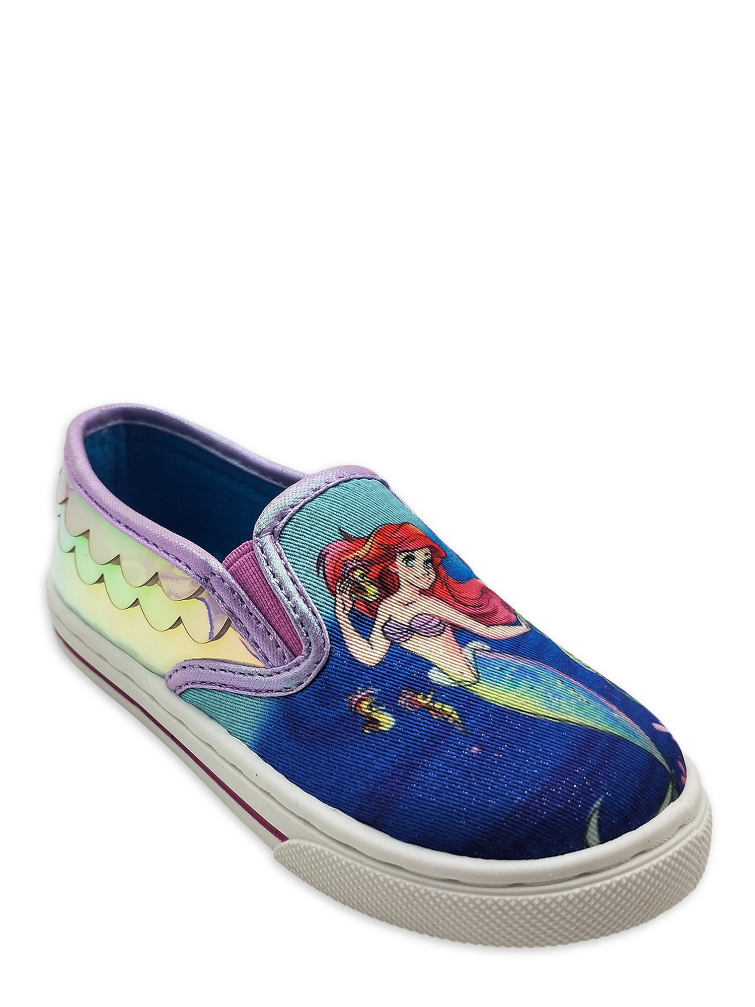 Disney Little Mermaid Scale Detail Casual Sneaker (Toddler Girls ...