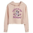 thumbnail image 1 of Disney - Living In The Moment  - Juniors Cropped Pullover Hoodie, 1 of 5