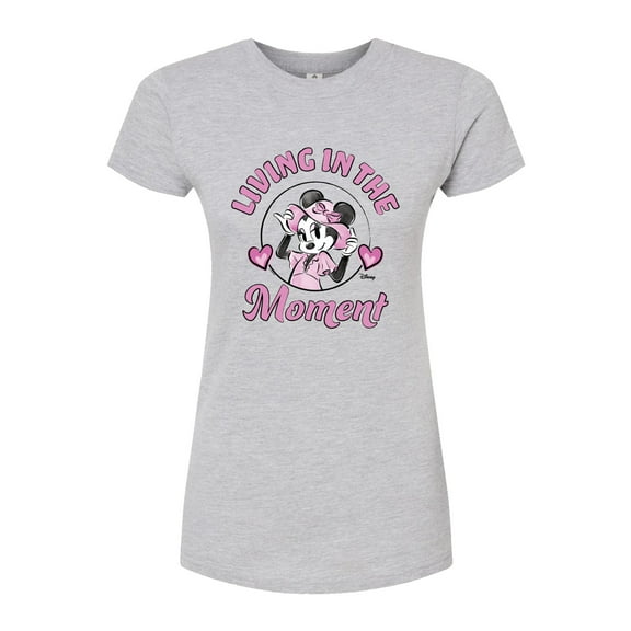 Disney - Living In The Moment - Juniors Fitted Graphic T-Shirt