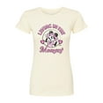 thumbnail image 1 of Disney - Living In The Moment  - Juniors Fitted Graphic T-Shirt, 1 of 5