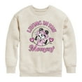 thumbnail image 1 of Disney - Living In The Moment - Toddler & Youth Crewneck Fleece Sweatshirt, 1 of 5