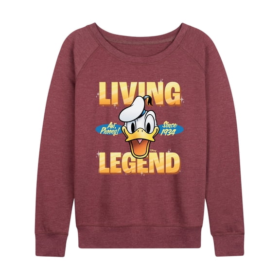 Disney - Living Legend 1934 - Women's Lightweight French Terry Long Sleeve Shirt