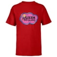 thumbnail image 1 of Disney Lizzie McGuire Animated Lizzie Logo - Short Sleeve T-Shirt for Kids -Customized-Red, 1 of 5