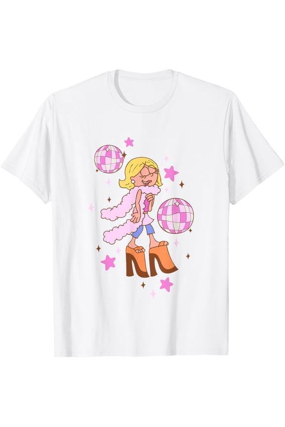 Disney Lizzy Mcguire Iconic Posh Diva Retro Big Chest T-Shirt