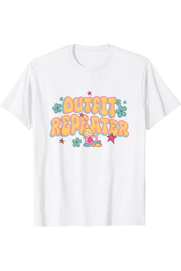 Disney Lizzy Mcguire Outfit Repeater Retro Chest Text T-Shirt