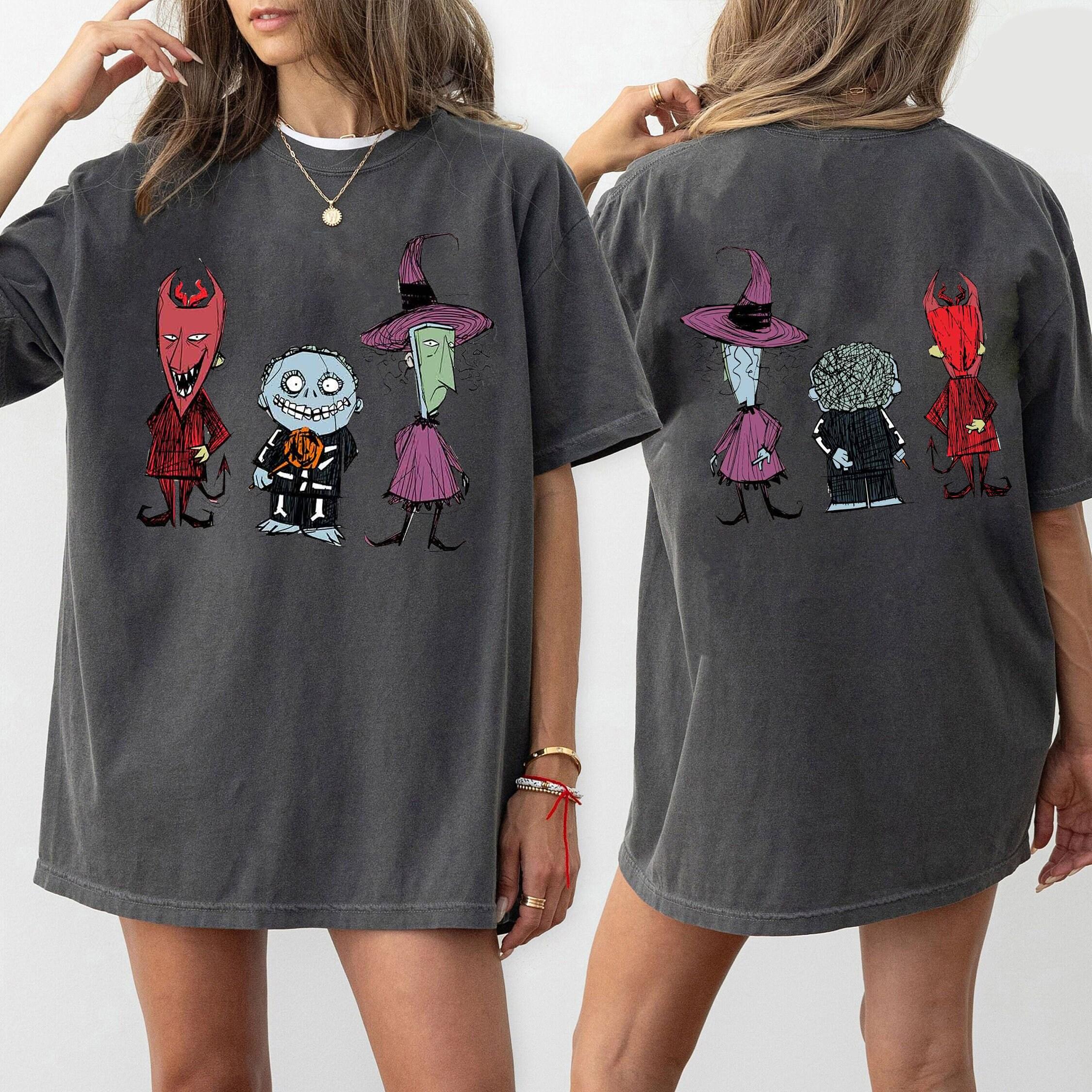 Disney Lock Shock Barrel Oogie Both Backside The Nightmare Before