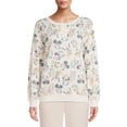 thumbnail image 1 of Disney Long Sleeve Crew Neck Printed Pajamas (Women's or Women's Plus) 1 Pack, 1 of 5
