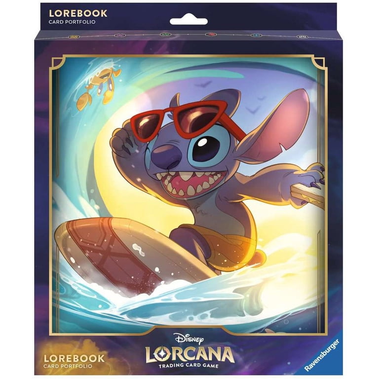 Disney Lorcana Stitch 4-Pocket Folder Portfolio - Character Card