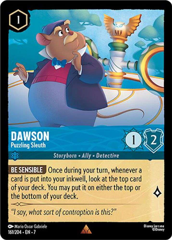 Disney Lorcana Archazia's Island Rare Dawson - Puzzling Sleuth #161 - Walmart.com Disney Lorcana Archazia's Island Rare Dawson - Puzzling Sleuth #161 - Walmart.com