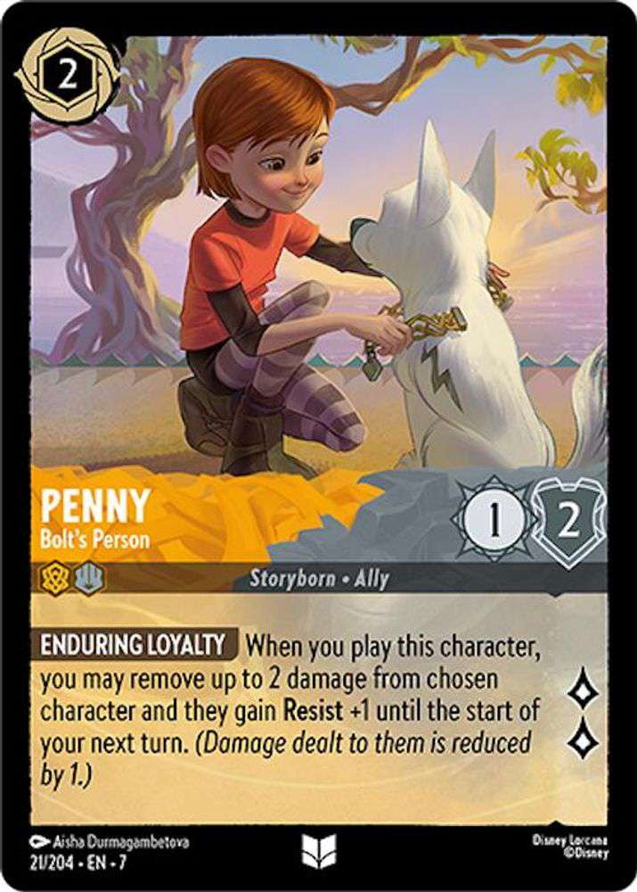 lorcana bolt cards Disney Lorcana Archazia's Island Uncommon Penny