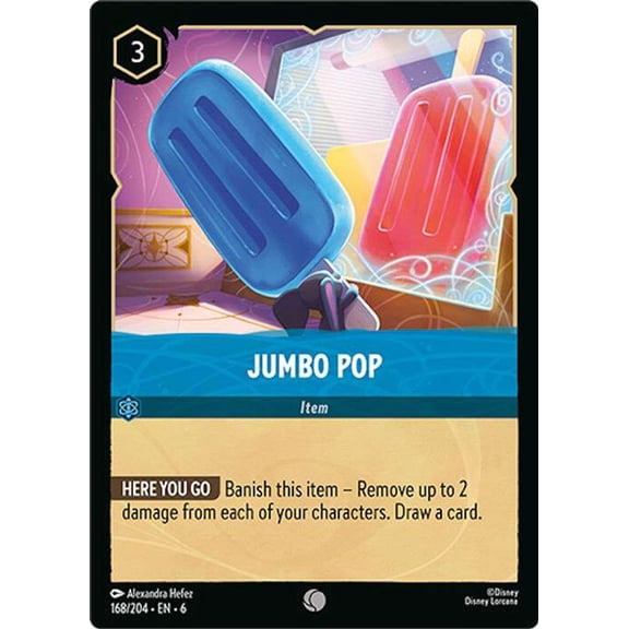 Disney Lorcana Azurite Sea Common Jumbo Pop #168