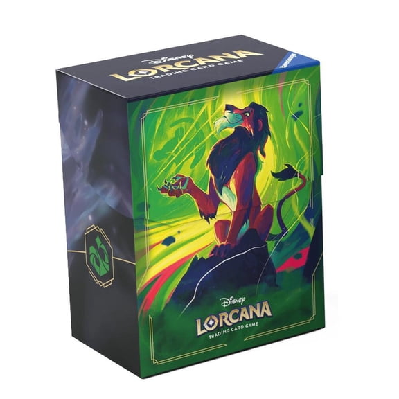 Disney Lorcana Azurite Sea Scar Deck Box (Holds 80 Cards)