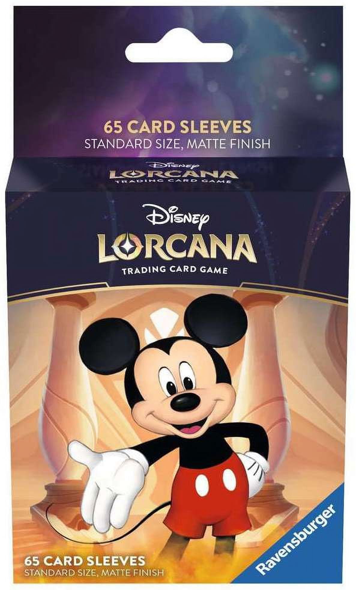 Disney Lorcana Mickey Mouse Card Sleeves (65-Pack) for Office - Walmart  Business Supplies