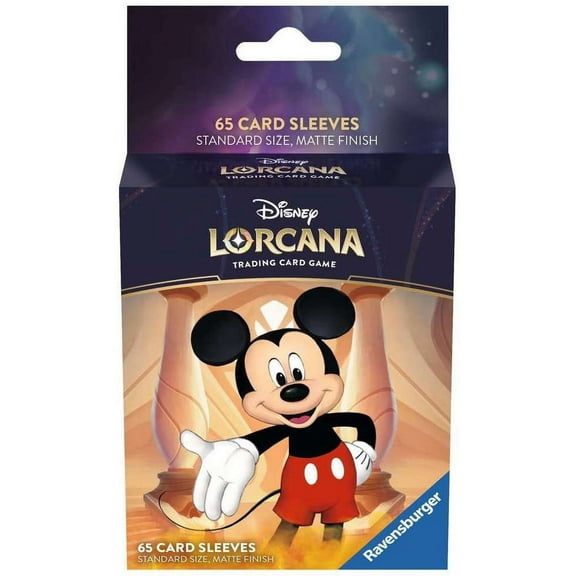 Disney Lorcana Card Sleeves - Mickey Mouse (65-Pack)
