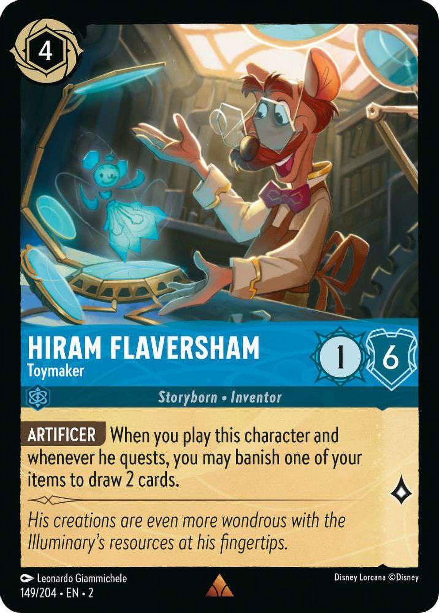 Lorcana Floodborn Toymaker | Card resale for ecommerce - Walmart Business  Supplies