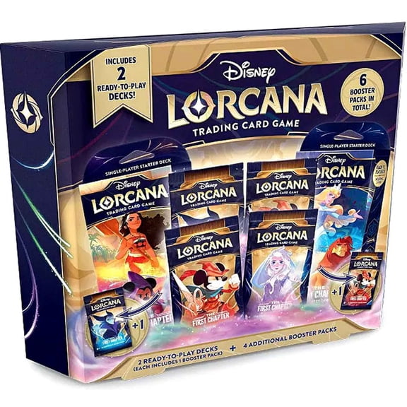 Disney Lorcana TCG: The First Chapter Starter Blister Bundle Gift Set