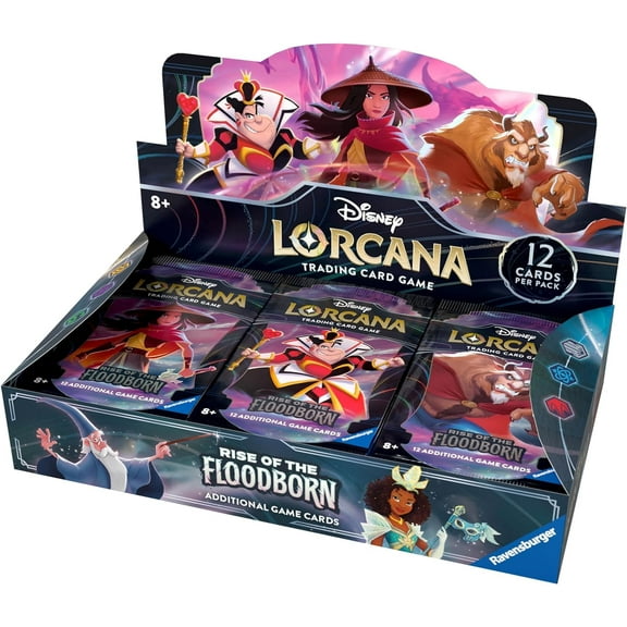 Disney Lorcana Trading Card Game Rise of the Floodborn Booster Box (24 Packs)