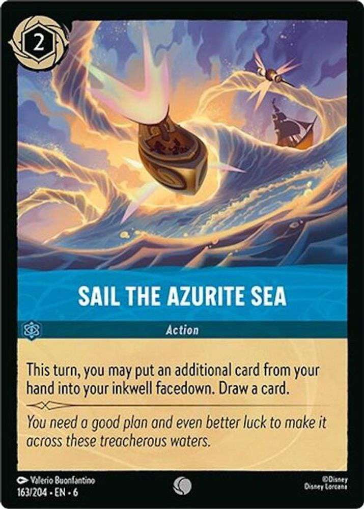 disney lorcana azurite sea card list price Lorcana: Booster Pack including 2 stunning foil cards of the heroes on the packaging Ravensburger Disney Lorcana TCG: Azurite