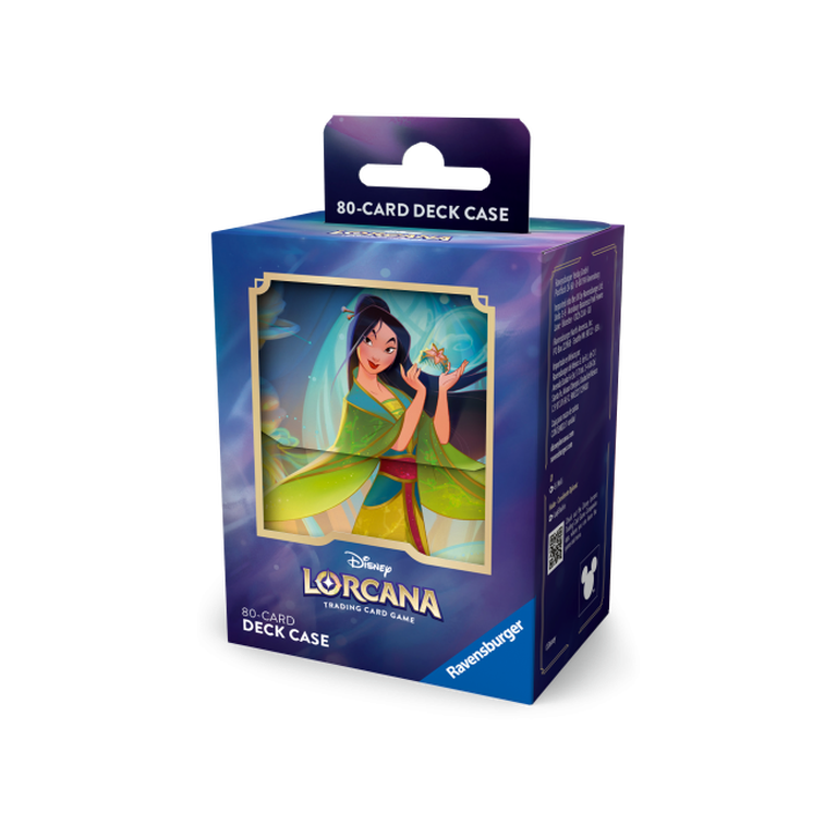 Disney Lorcana Trading Card Game: Set 9 Fabled Deck Case - Mulan