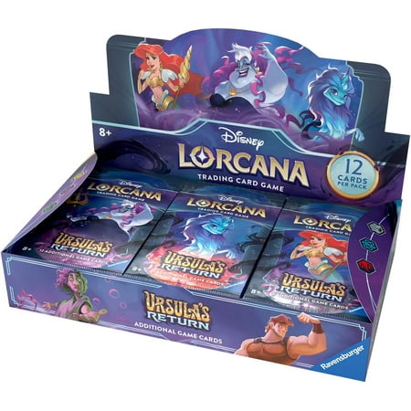 Disney - Lorcana: Ursula’s Return - Booster Box - 24 Packs (288 Lorcana Cards)