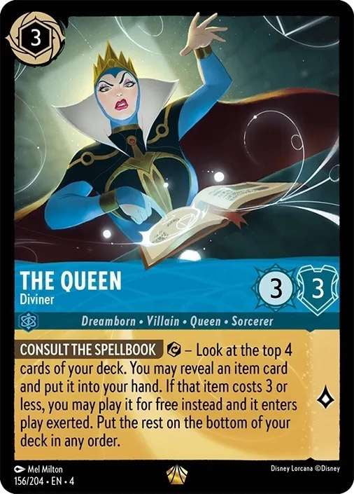 Disney Lorcana Ursula's Return Legendary The Queen - Diviner #156 [FOIL] -  Walmart.com
