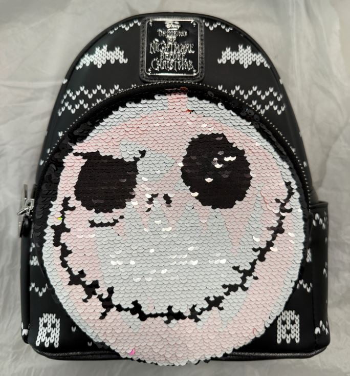 Disney Loungefly Nightmare Before Christmas Sequin Jack Mini  display picture 1