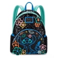 thumbnail image 1 of Disney Loungefly Stitch 626 Day Black Neon Sequin Mini Backpack, 1 of 2