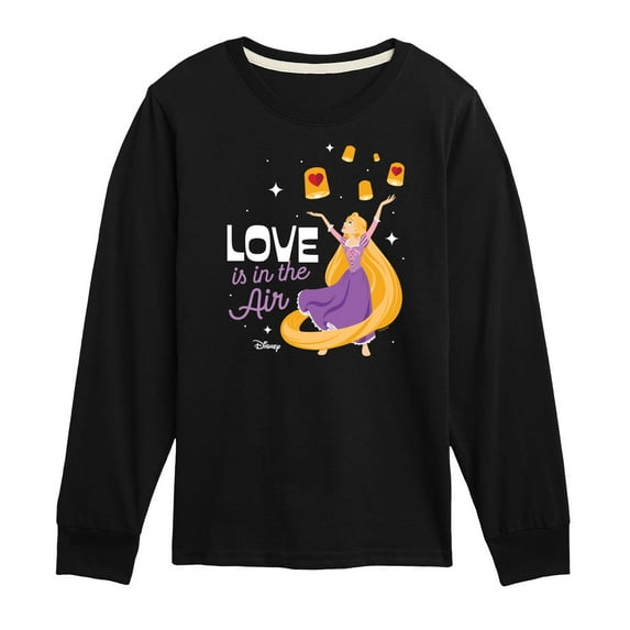 Disney - Love Is In The Air - Toddler And Youth Long Sleeve Graphic T-Shirt