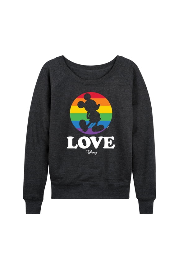- Love Mickey Pride - Women's Lightweight French Terry Long Sleeve Shirt