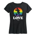 thumbnail image 1 of Disney - Love Mickey Pride - Women's Short Sleeve Graphic T-Shirt, 1 of 5