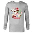 thumbnail image 1 of Disney Love Minnie Mouse Botanical Garden Flowers Spring - Long Sleeve T-Shirt for Men - Customized-Athletic Heather, 1 of 5