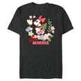 thumbnail image 1 of Disney Love Minnie Mouse Botanical Garden Flowers Spring - Short Sleeve Blended T-Shirt for Adults - Customized-Dark Heather, 1 of 5