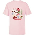 thumbnail image 1 of Disney Love Minnie Mouse Botanical Garden Flowers Spring - Short Sleeve T-Shirt for Kids - Customized-Soft Pink, 1 of 5