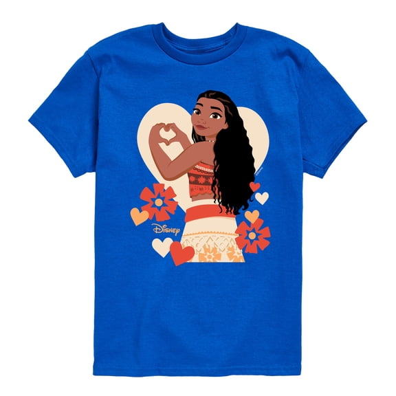 Disney - Love Moana - Toddler And Youth Short Sleeve Graphic T-Shirt