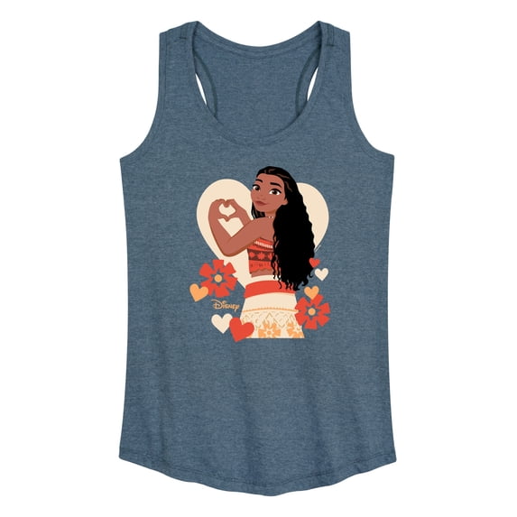 Disney - Love, Moana - Women's Racerback Graphic Tank