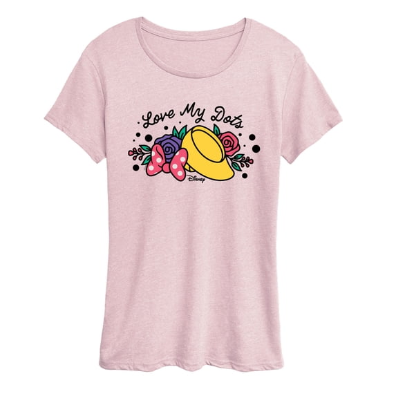 Disney - Love My Dots - Women's Short Sleeve Graphic T-Shirt
