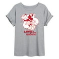 thumbnail image 1 of Disney - Love Nature Minnie Mouse - Juniors Ideal Flowy Muscle T-Shirt, 1 of 5