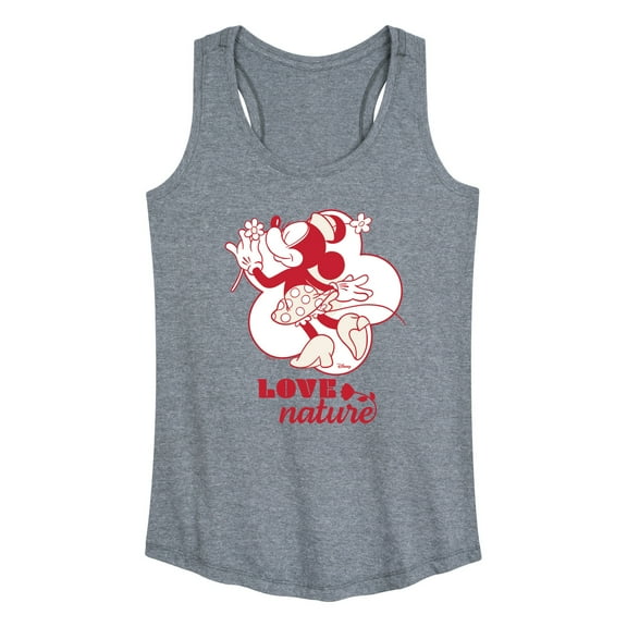 Disney - Love Nature Minnie Mouse - Women's Racerback Tank Top