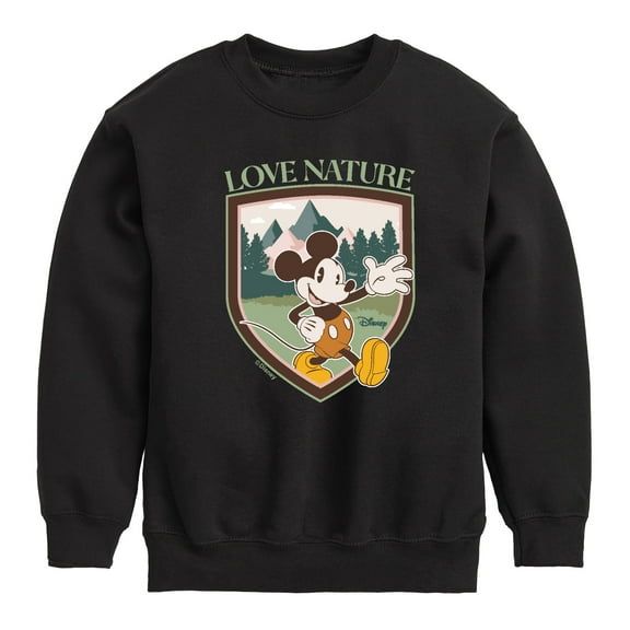 Disney - Love Nature - Toddler & Youth Crewneck Fleece Sweatshirt
