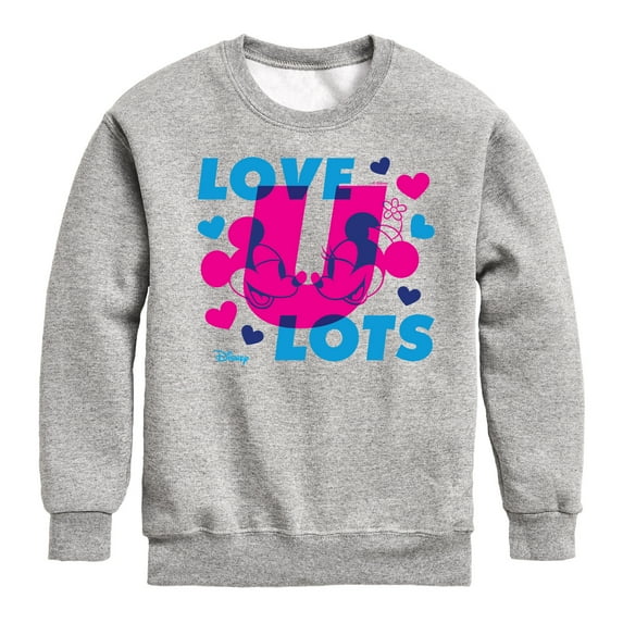 Disney - Love U Lots - Toddler & Youth Crewneck Fleece Sweatshirt