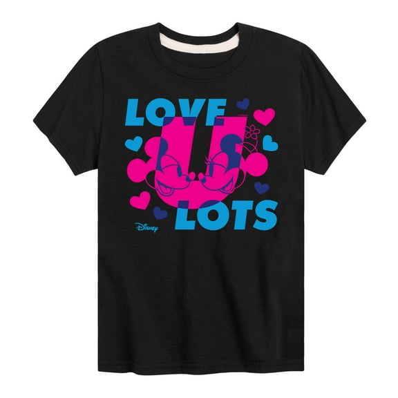 Disney - Love U Lots - Toddler & Youth Short Sleeve Graphic T-Shirt