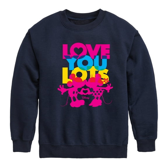 Disney - Love You Lots - Toddler & Youth Crewneck Fleece Sweatshirt